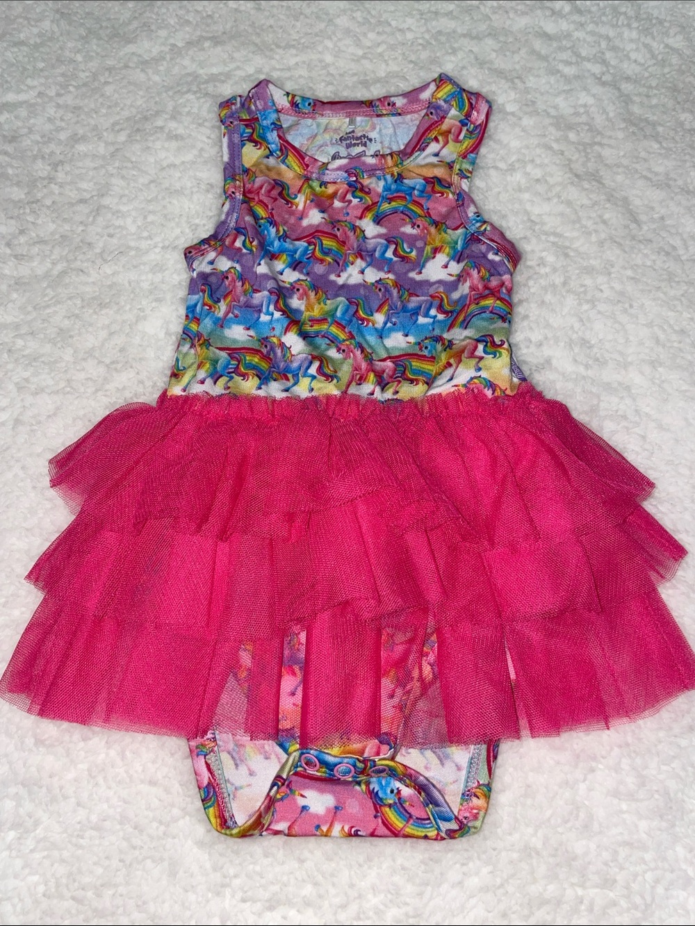 Posh Peanut x Lisa Frank Tutu Bodysuit